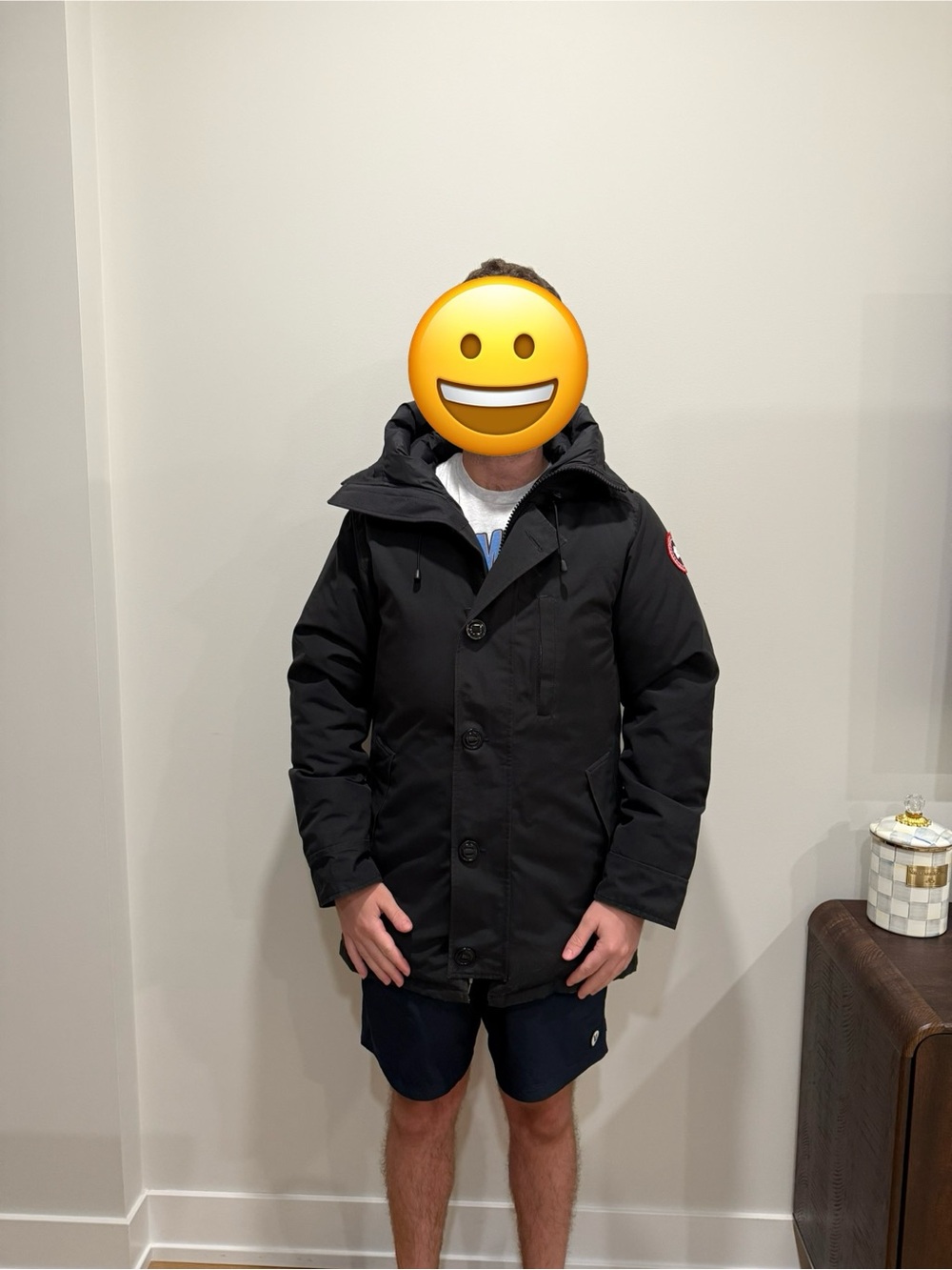 Canada Goose Men's Black Insulated Parka